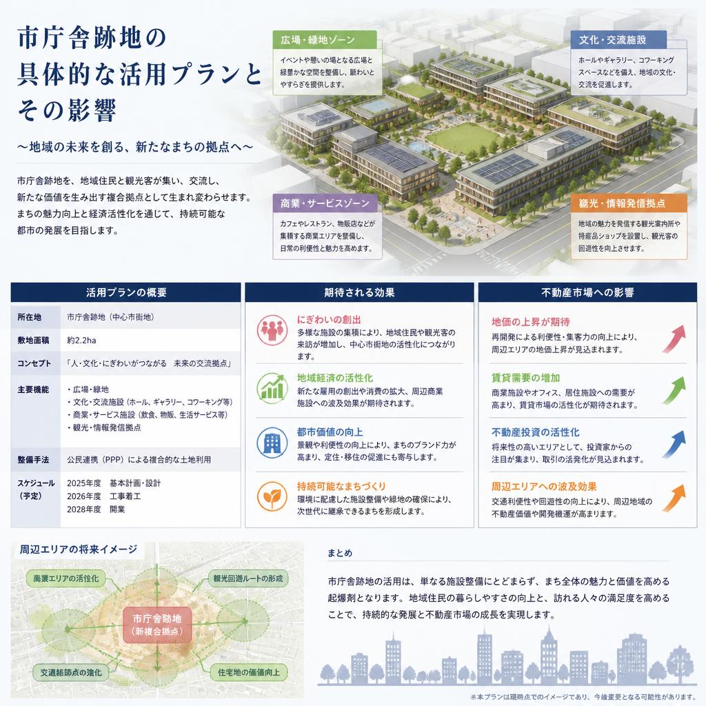 市庁舎跡地の活用事例
