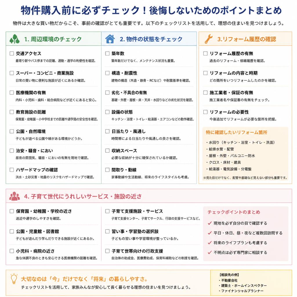 4. 購入時に考慮したいチェックポイント